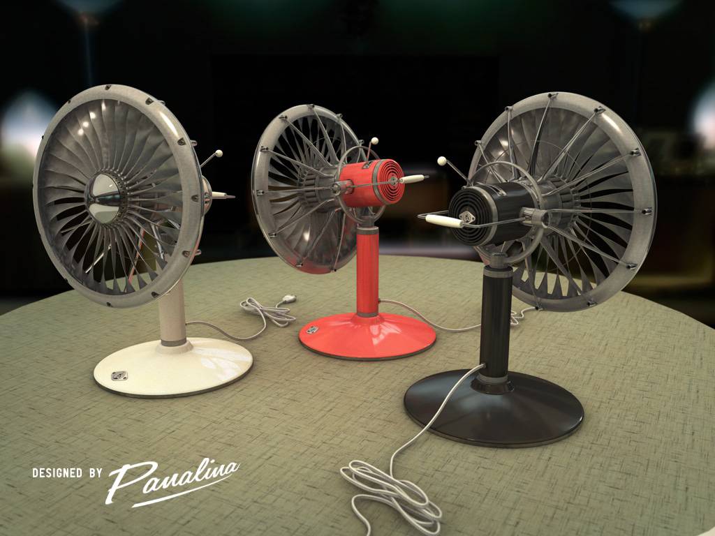 Création d’un ventilateur vintage 3D : un design rétro-futuriste qui fait tourner les têtes à Perpignan