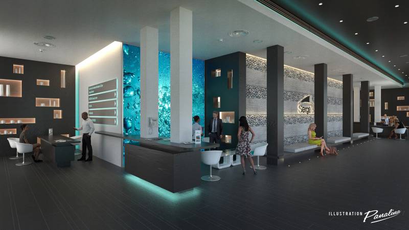 Projet d'hotel en 3D